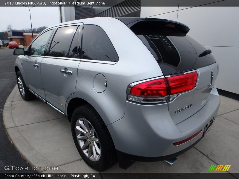 Ingot Silver / Medium Light Stone 2013 Lincoln MKX AWD