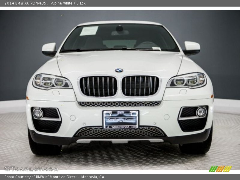 Alpine White / Black 2014 BMW X6 xDrive35i
