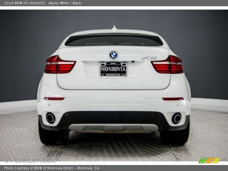 Alpine White / Black 2014 BMW X6 xDrive35i