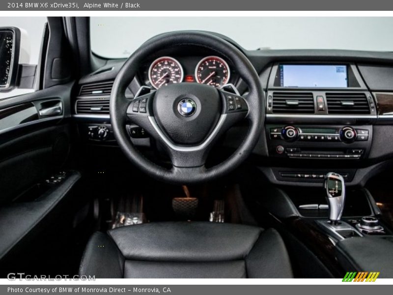 Alpine White / Black 2014 BMW X6 xDrive35i