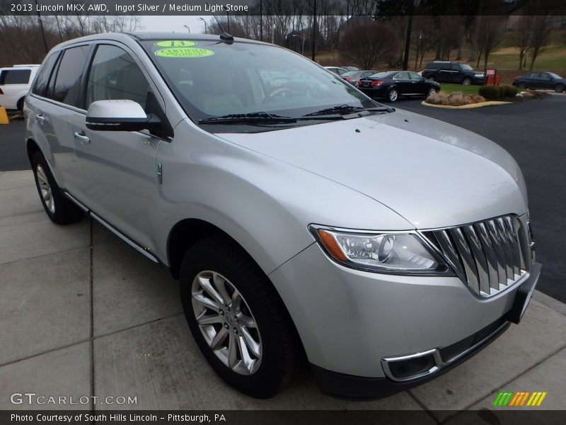 Ingot Silver / Medium Light Stone 2013 Lincoln MKX AWD