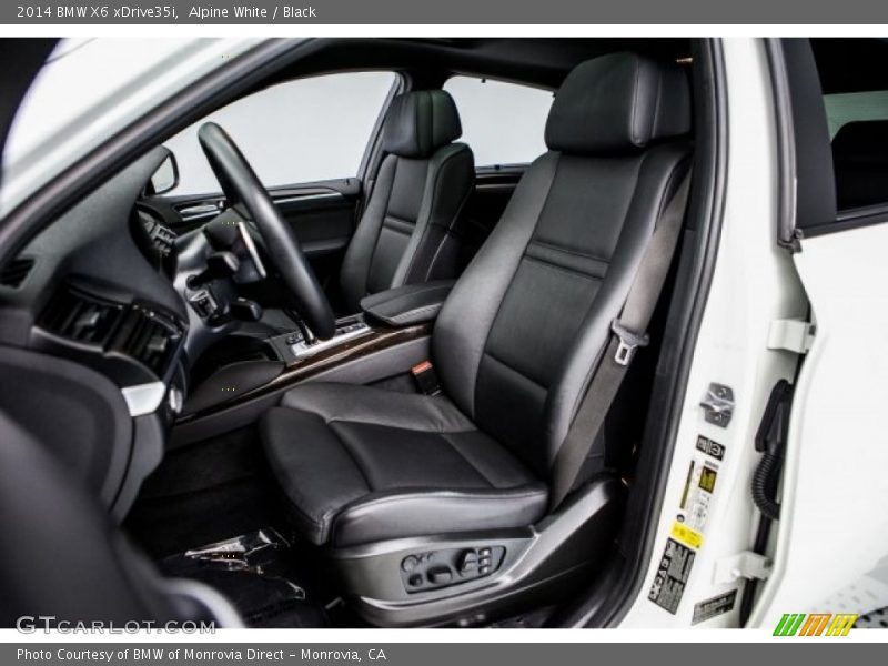 Alpine White / Black 2014 BMW X6 xDrive35i