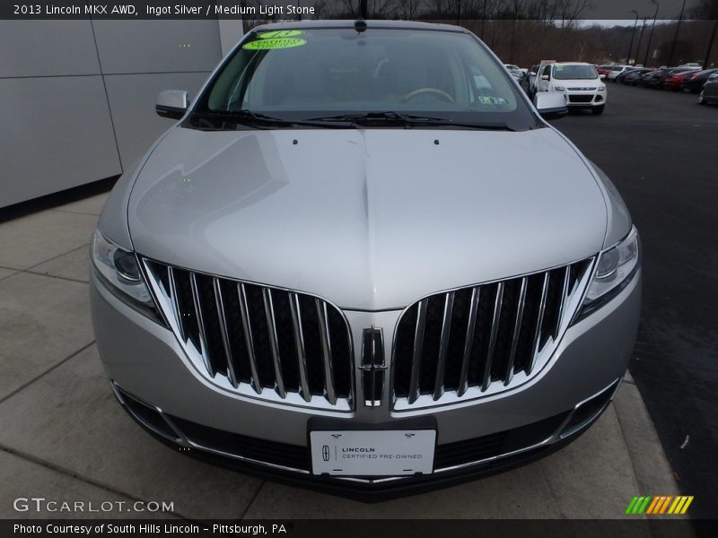 Ingot Silver / Medium Light Stone 2013 Lincoln MKX AWD