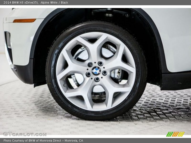 Alpine White / Black 2014 BMW X6 xDrive35i