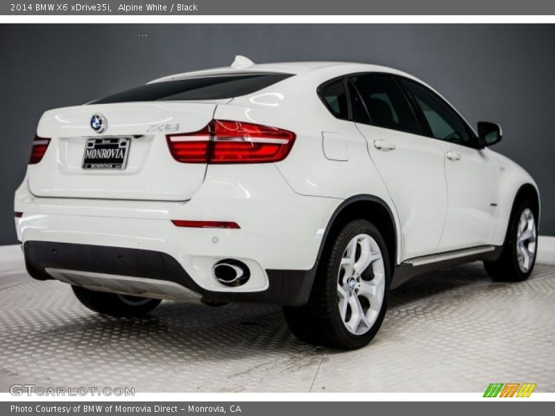 Alpine White / Black 2014 BMW X6 xDrive35i