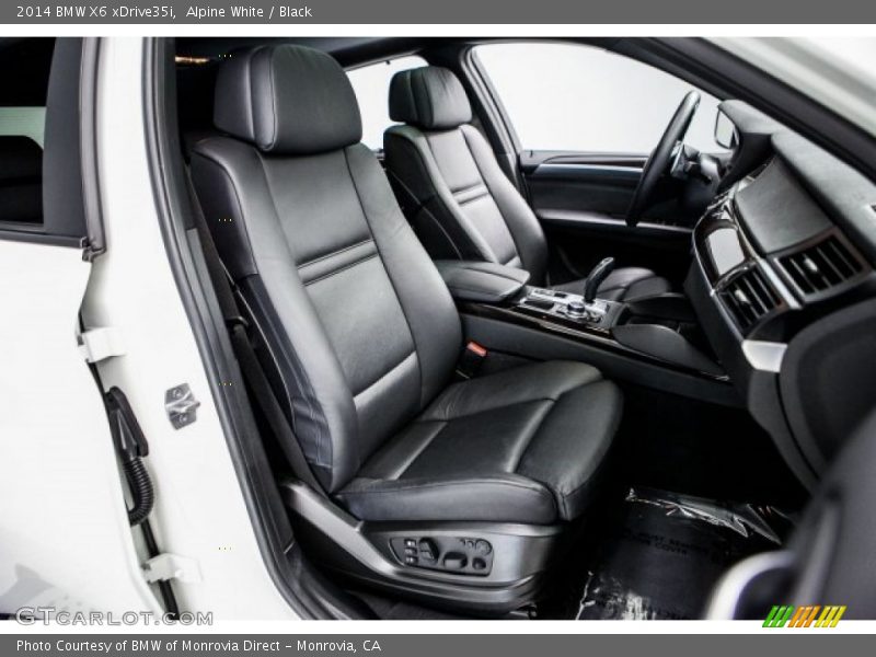 Alpine White / Black 2014 BMW X6 xDrive35i