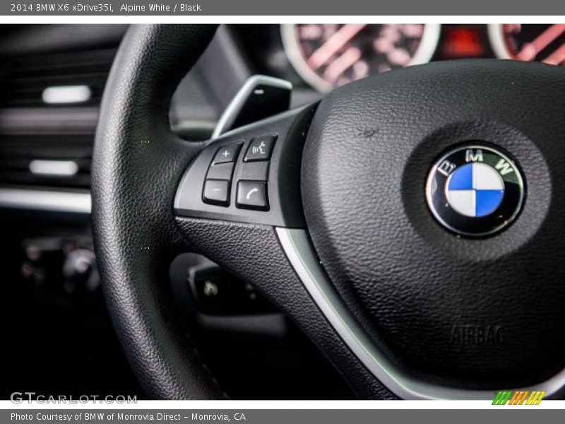 Alpine White / Black 2014 BMW X6 xDrive35i