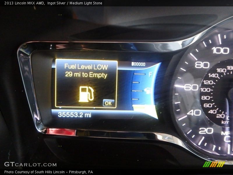 Ingot Silver / Medium Light Stone 2013 Lincoln MKX AWD