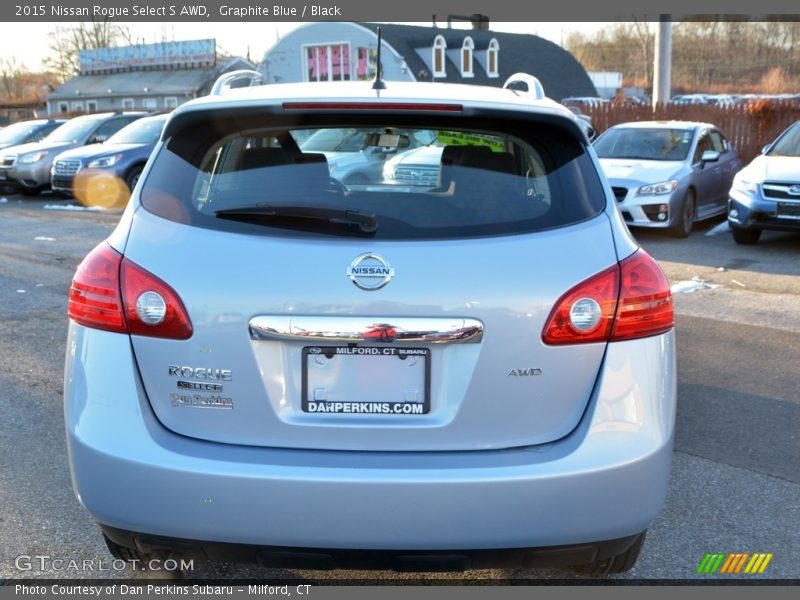 Graphite Blue / Black 2015 Nissan Rogue Select S AWD