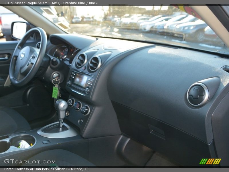 Graphite Blue / Black 2015 Nissan Rogue Select S AWD