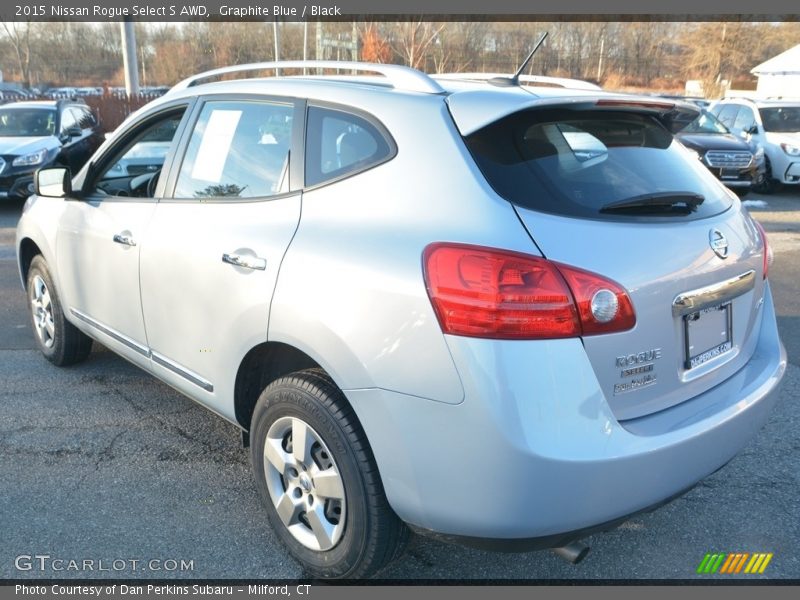 Graphite Blue / Black 2015 Nissan Rogue Select S AWD