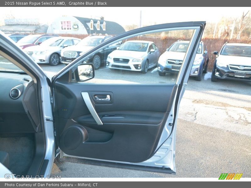 Graphite Blue / Black 2015 Nissan Rogue Select S AWD