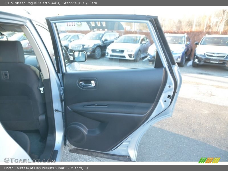 Graphite Blue / Black 2015 Nissan Rogue Select S AWD