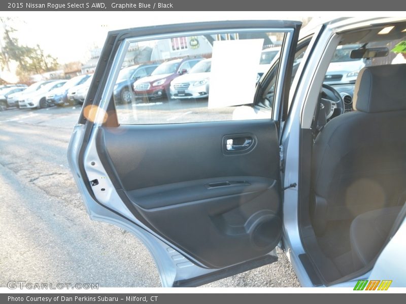 Graphite Blue / Black 2015 Nissan Rogue Select S AWD