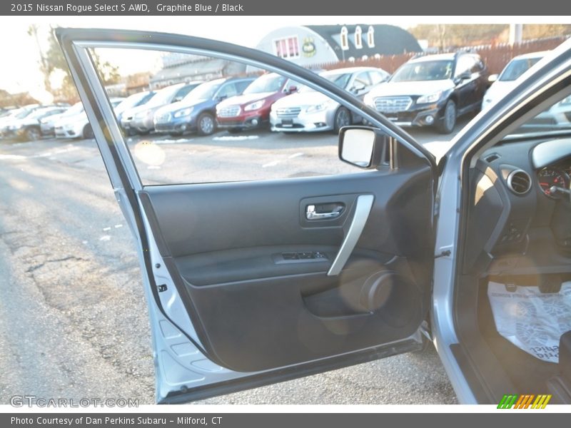 Graphite Blue / Black 2015 Nissan Rogue Select S AWD