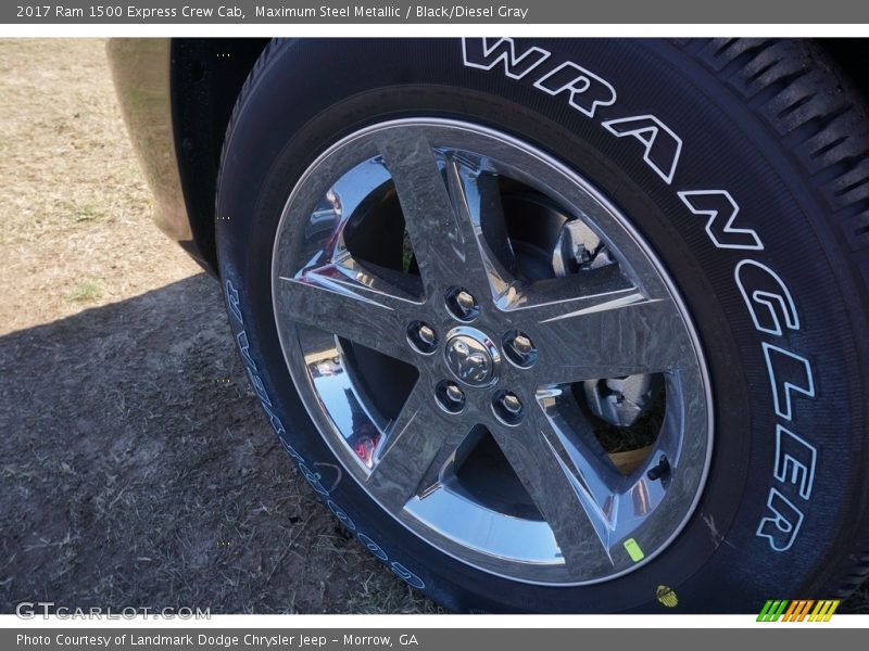Maximum Steel Metallic / Black/Diesel Gray 2017 Ram 1500 Express Crew Cab