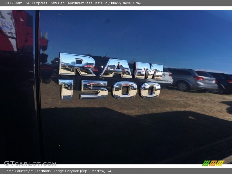 Maximum Steel Metallic / Black/Diesel Gray 2017 Ram 1500 Express Crew Cab