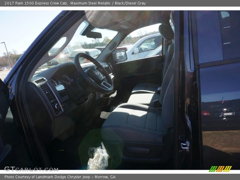 Maximum Steel Metallic / Black/Diesel Gray 2017 Ram 1500 Express Crew Cab