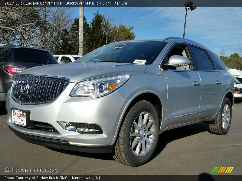 Quicksilver Metallic / Light Titanium 2017 Buick Enclave Convenience