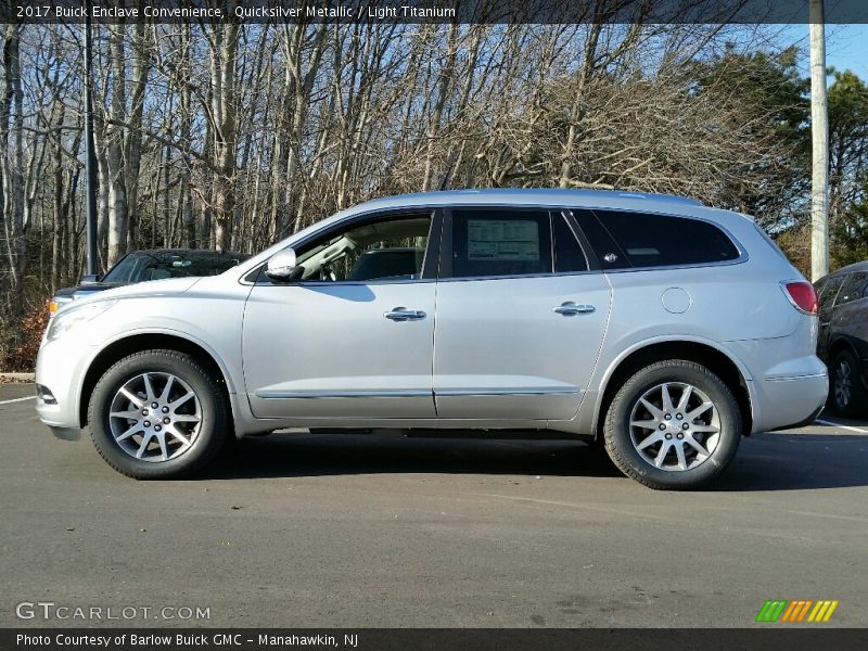 Quicksilver Metallic / Light Titanium 2017 Buick Enclave Convenience