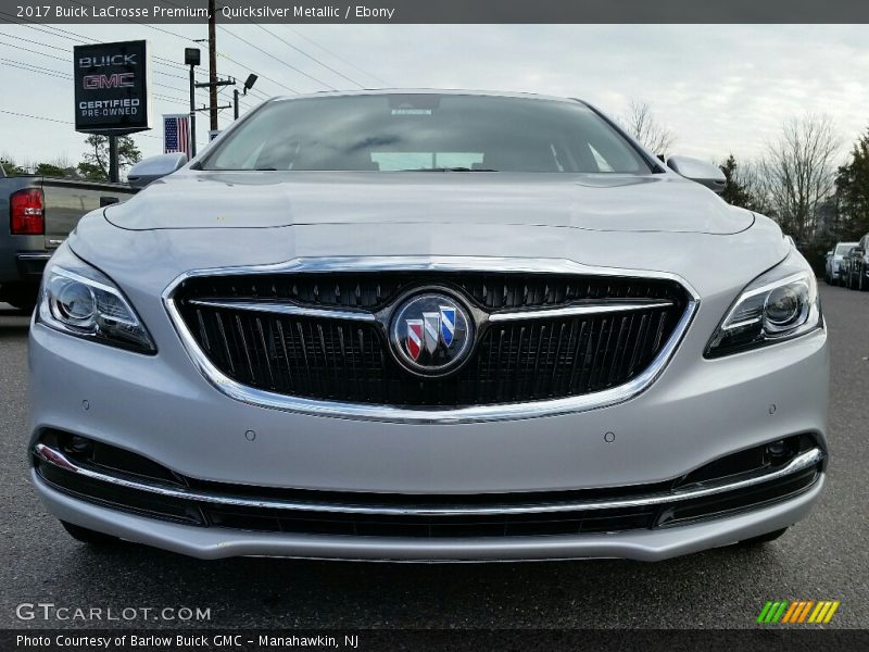 Quicksilver Metallic / Ebony 2017 Buick LaCrosse Premium