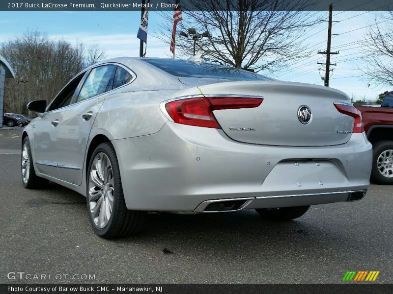 Quicksilver Metallic / Ebony 2017 Buick LaCrosse Premium