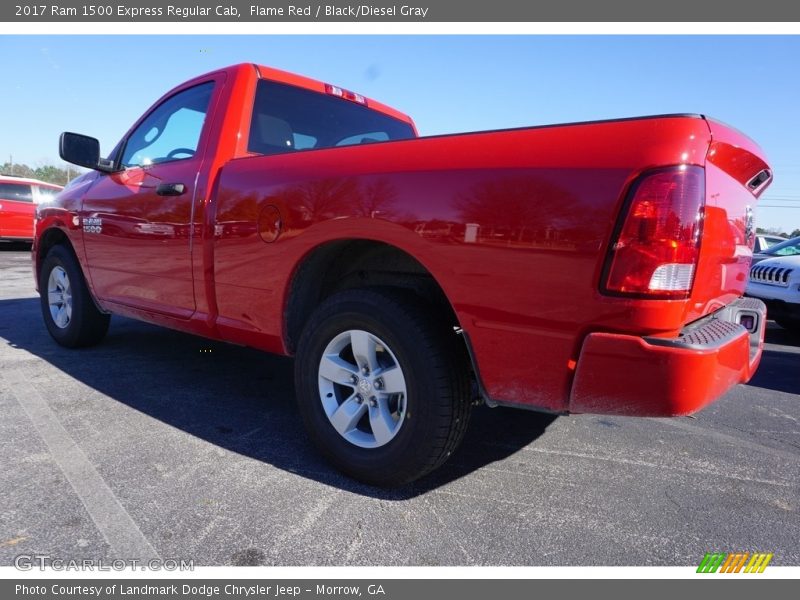 Flame Red / Black/Diesel Gray 2017 Ram 1500 Express Regular Cab