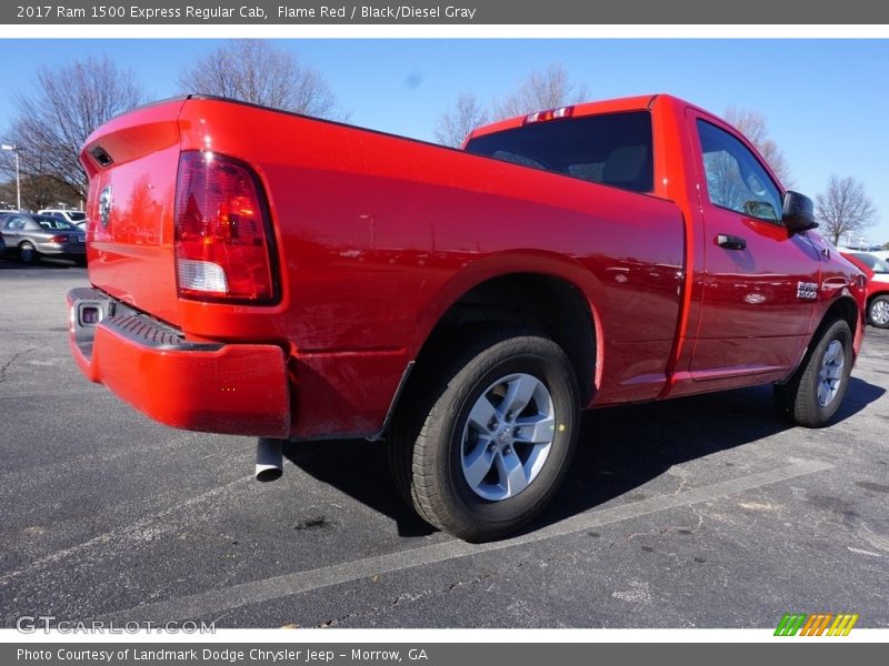 Flame Red / Black/Diesel Gray 2017 Ram 1500 Express Regular Cab