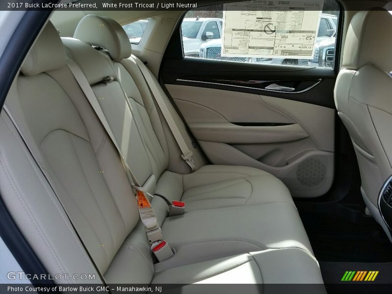 White Frost Tricoat / Light Neutral 2017 Buick LaCrosse Preferred