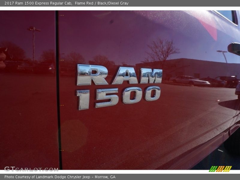 Flame Red / Black/Diesel Gray 2017 Ram 1500 Express Regular Cab