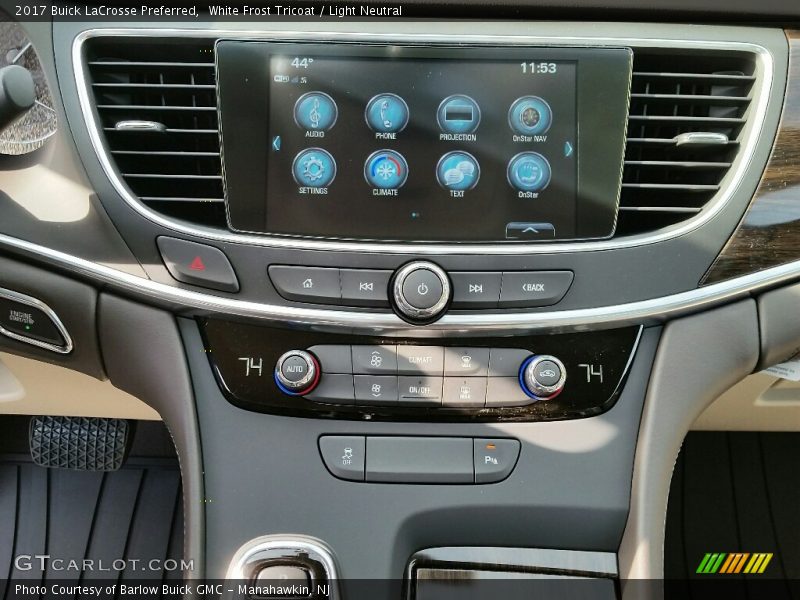 White Frost Tricoat / Light Neutral 2017 Buick LaCrosse Preferred