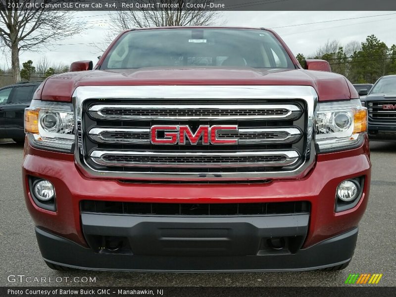 Red Quartz Tintcoat / Cocoa/­Dune 2017 GMC Canyon SLE Crew Cab 4x4