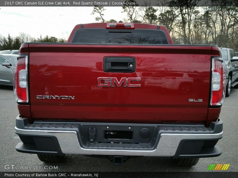 Red Quartz Tintcoat / Cocoa/­Dune 2017 GMC Canyon SLE Crew Cab 4x4