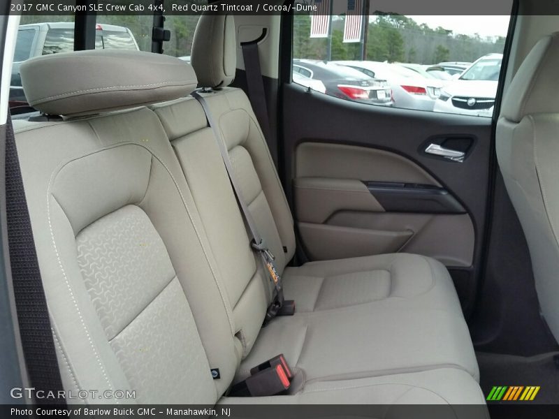 Red Quartz Tintcoat / Cocoa/­Dune 2017 GMC Canyon SLE Crew Cab 4x4