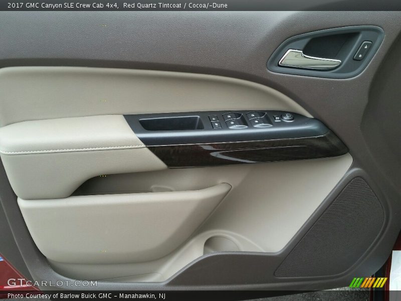 Red Quartz Tintcoat / Cocoa/­Dune 2017 GMC Canyon SLE Crew Cab 4x4