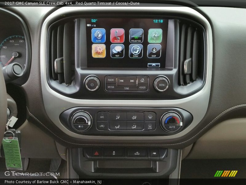 Red Quartz Tintcoat / Cocoa/­Dune 2017 GMC Canyon SLE Crew Cab 4x4