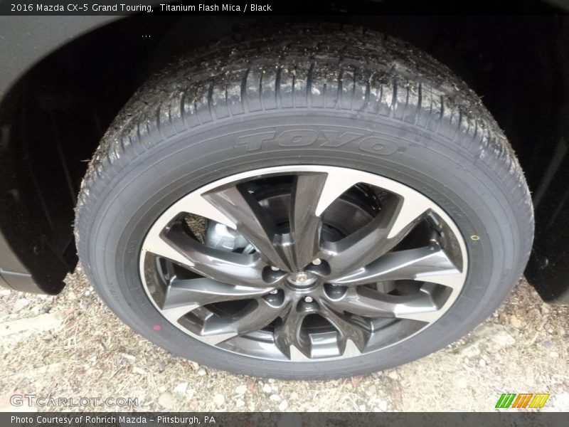 Titanium Flash Mica / Black 2016 Mazda CX-5 Grand Touring