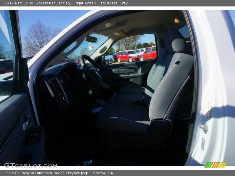 Bright White / Black/Diesel Gray 2017 Ram 1500 Express Regular Cab