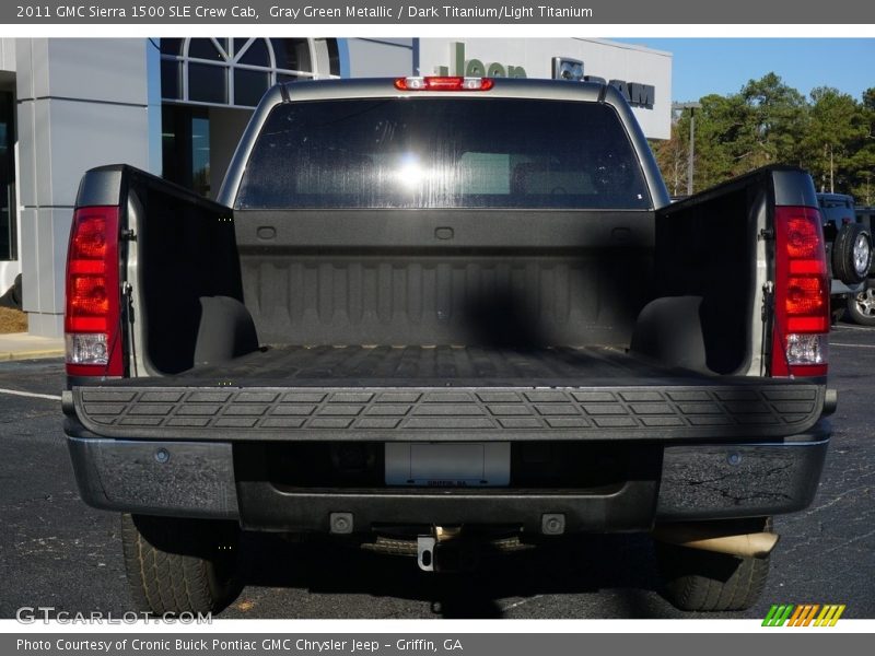 Gray Green Metallic / Dark Titanium/Light Titanium 2011 GMC Sierra 1500 SLE Crew Cab