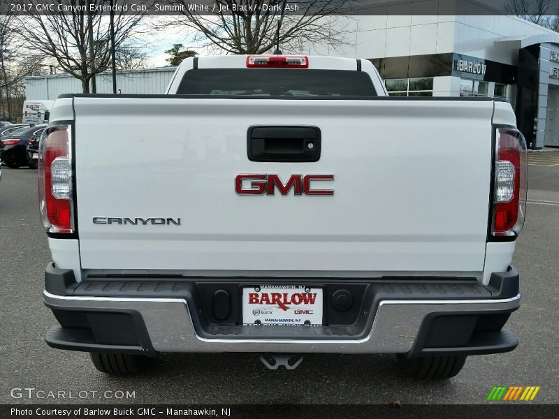Summit White / Jet Black/­Dark Ash 2017 GMC Canyon Extended Cab