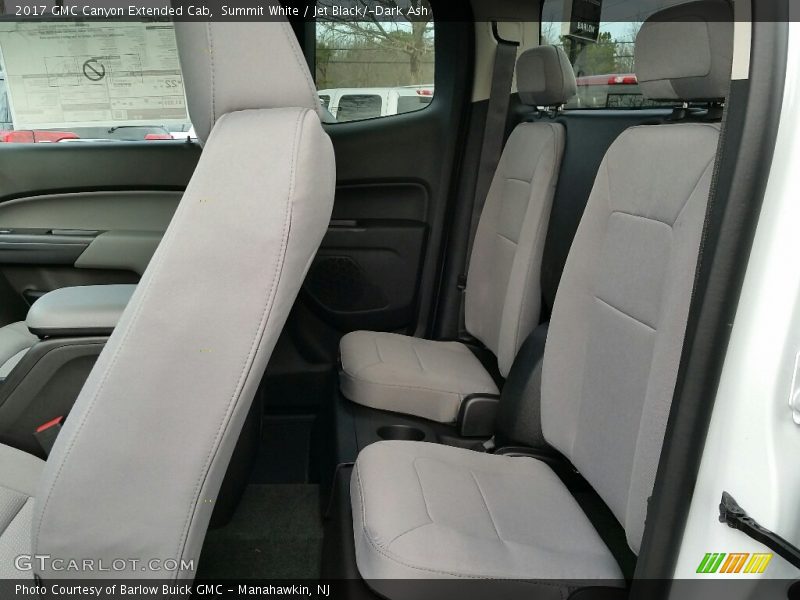 Summit White / Jet Black/­Dark Ash 2017 GMC Canyon Extended Cab