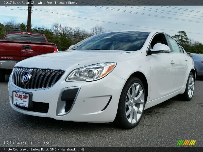 White Frost Tricoat / Ebony 2017 Buick Regal GS