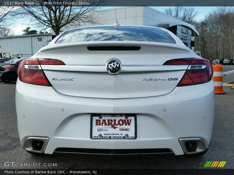White Frost Tricoat / Ebony 2017 Buick Regal GS