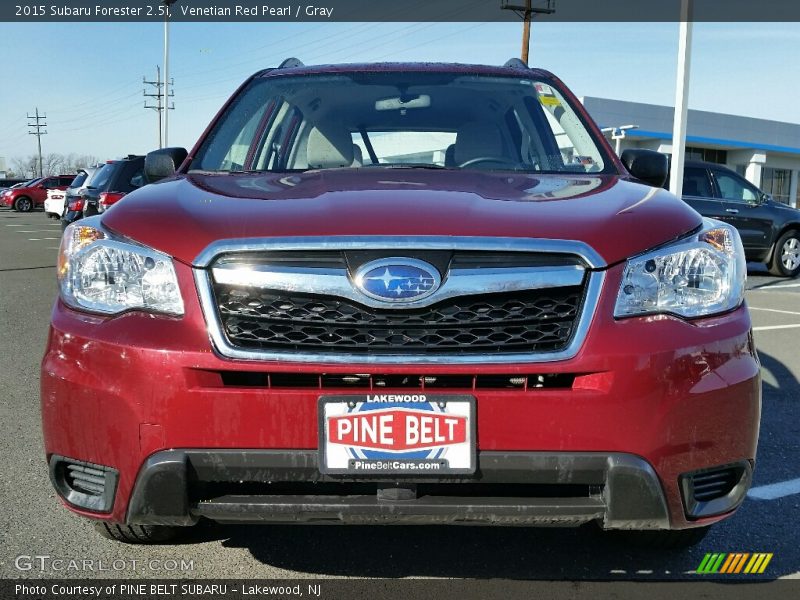 Venetian Red Pearl / Gray 2015 Subaru Forester 2.5i