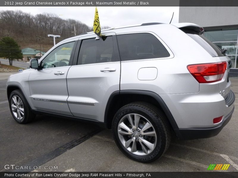 Maximum Steel Metallic / Black 2012 Jeep Grand Cherokee Laredo X Package 4x4