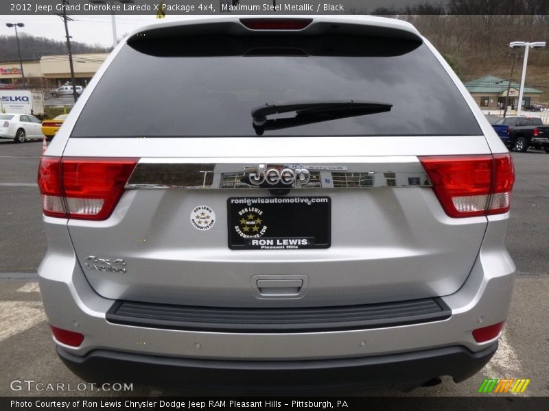 Maximum Steel Metallic / Black 2012 Jeep Grand Cherokee Laredo X Package 4x4