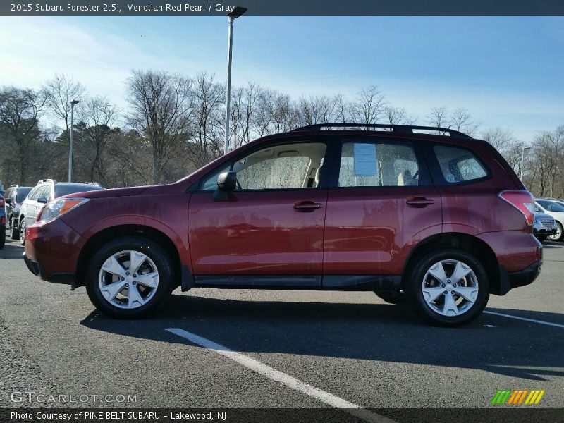 Venetian Red Pearl / Gray 2015 Subaru Forester 2.5i