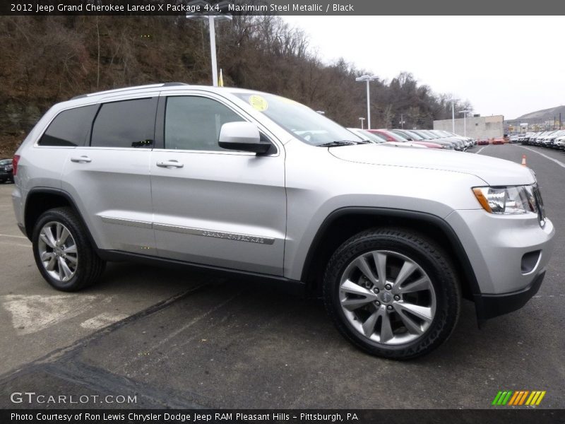 Maximum Steel Metallic / Black 2012 Jeep Grand Cherokee Laredo X Package 4x4