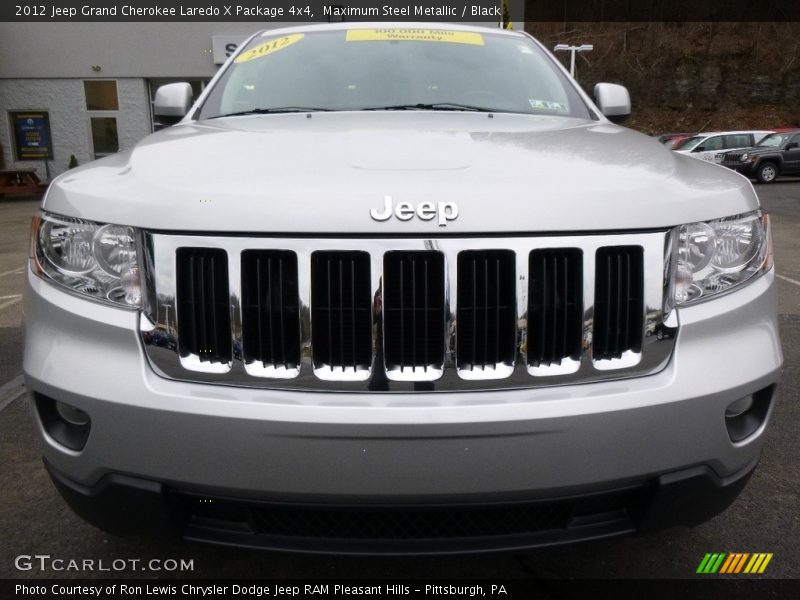 Maximum Steel Metallic / Black 2012 Jeep Grand Cherokee Laredo X Package 4x4