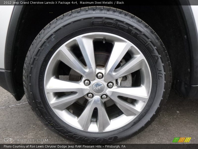 Maximum Steel Metallic / Black 2012 Jeep Grand Cherokee Laredo X Package 4x4